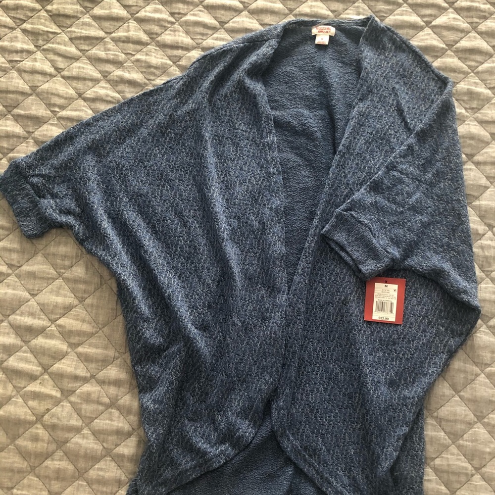Heather blue Mossimo Cardigan